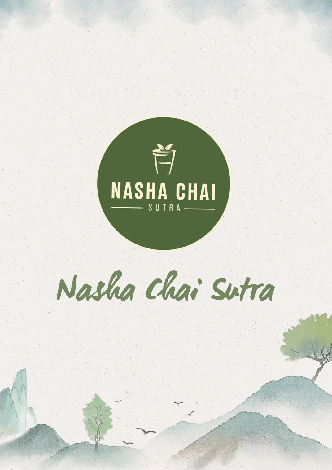 Nasha Chai Sutra menu cover
